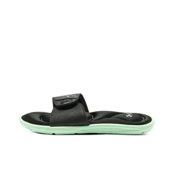 Under Armour Ignite 4 Graphic Strap Slide 'Black Aqua Foam' Women's