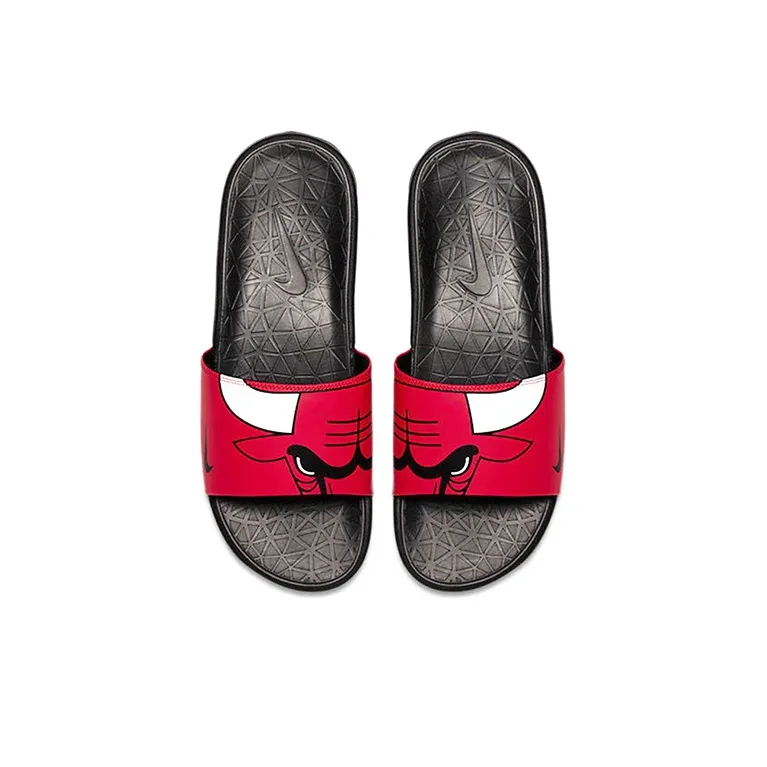 Nike Benassi Solarsoft Nba University Red/White Black-2