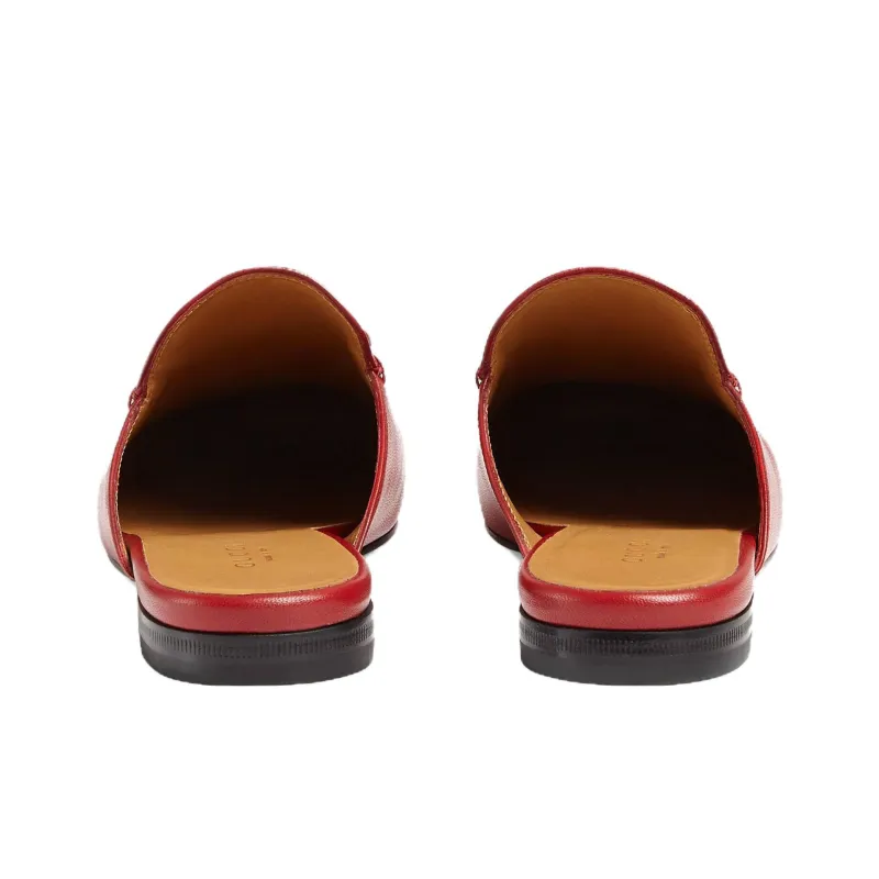 GUCCI Wrap toe Slippers Women's Red-2