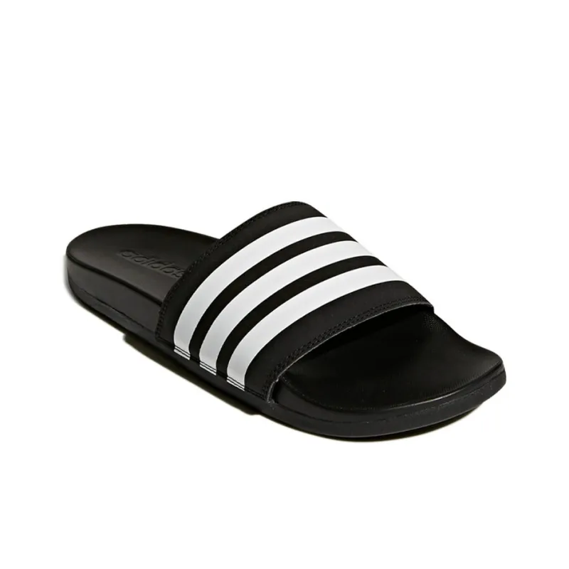 Adilette Adidas Cloudfoam Plus 'Black White'-2