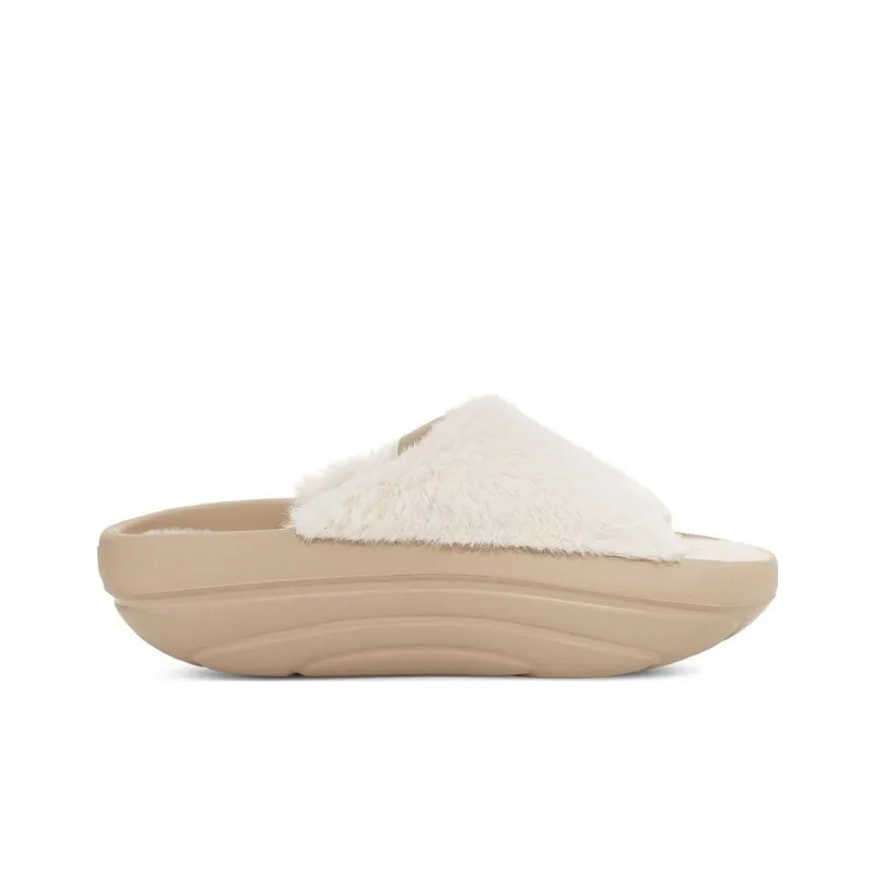 UGG FoamO UGGplush Slide Mustard Seed Women's-1
