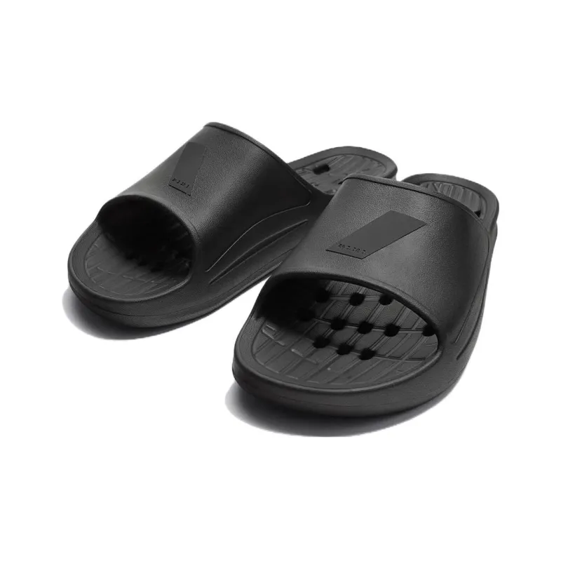 ZARA Rubber Sole Slide Slippers Men's Black-1