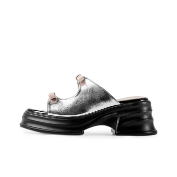 Wonderful Couple Slide Slippers 6.5cm Women's