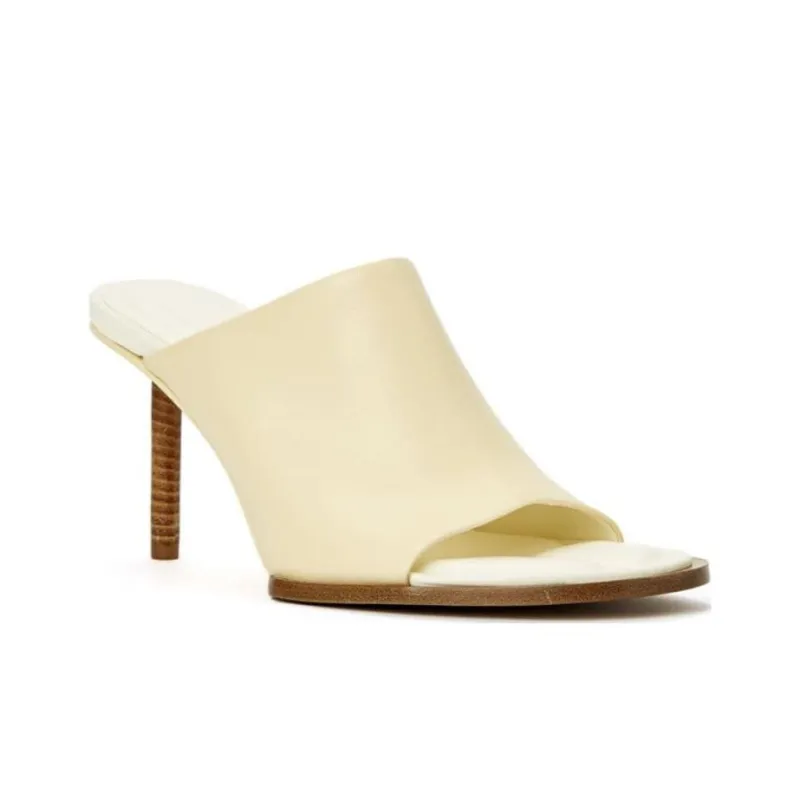 Jacquemus Les Mules Rond Carré Leather Mules-2