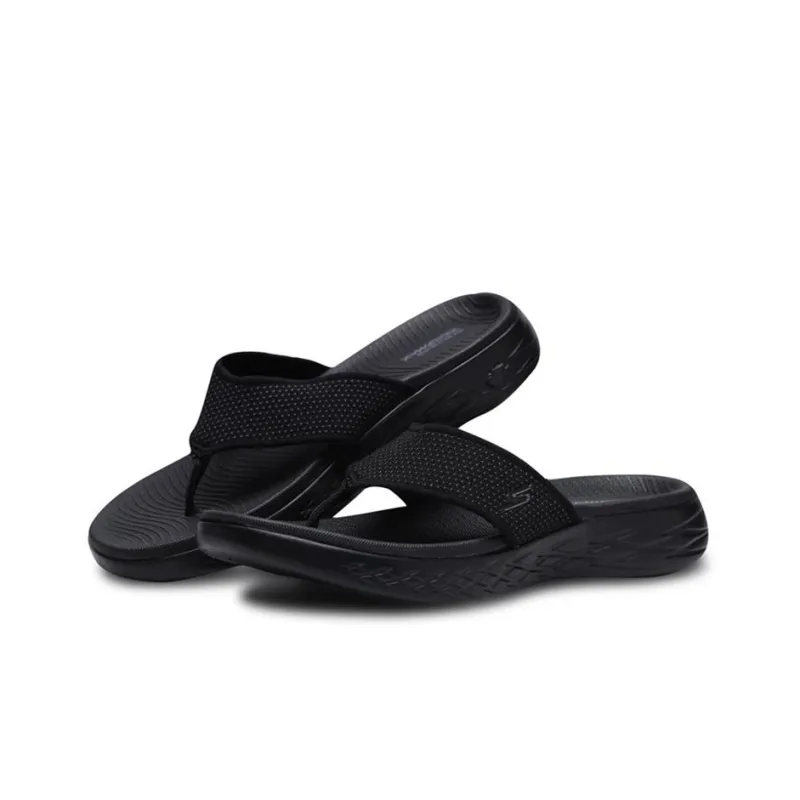 Skechers ON THE GO Slip Resistant Abrasion Resistant Slide Slippers Men's Black-2