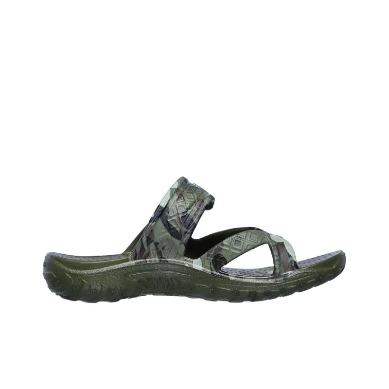 Skechers Foamies Reggae-Rainforest Slide Slippers Women's Olive Green-1