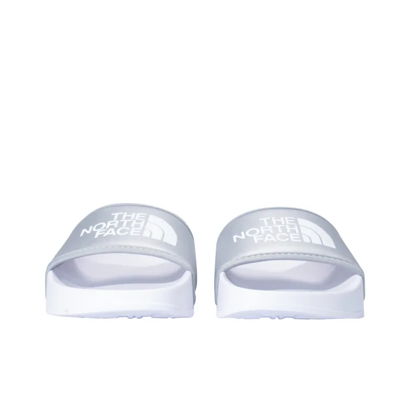 THE NORTH FACE Base Camp Slide 3 Foam Sole EVA Slip Resistant Abrasion Resistant Casual Slippers Women's Silver White-3