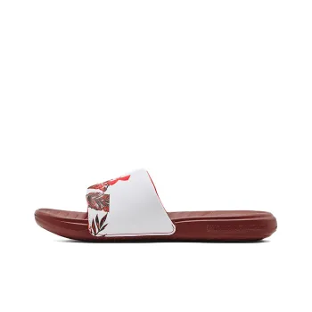 Under Armour Ansa Slide Slippers Men Red/White
