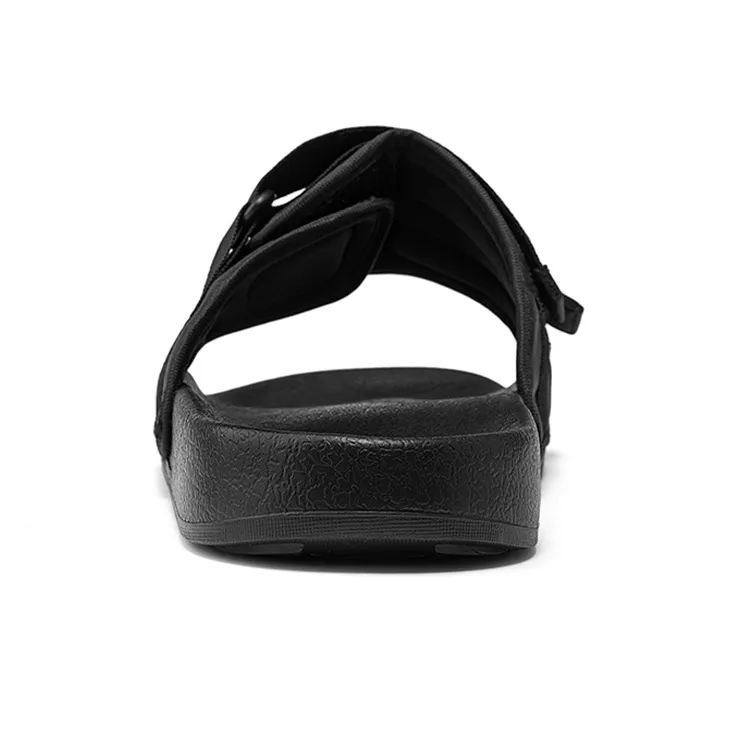 Kappa Slide Slippers Unisex Black-4