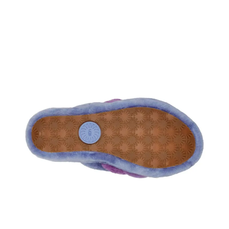 UGG Fluff Yeah Slide Cornflower Multi Women's-5