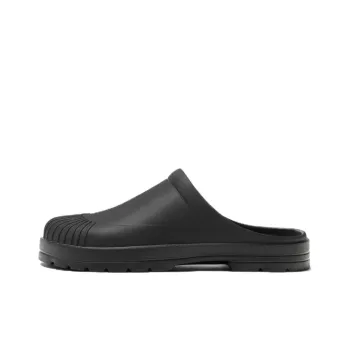 ZARA Closed Toe Slippers Men's Black