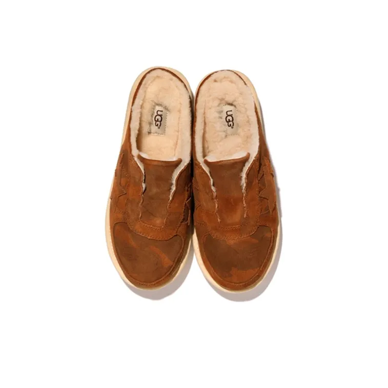 UGG X Bape Tasman Fleece Lined Stay Warm Sandals-3