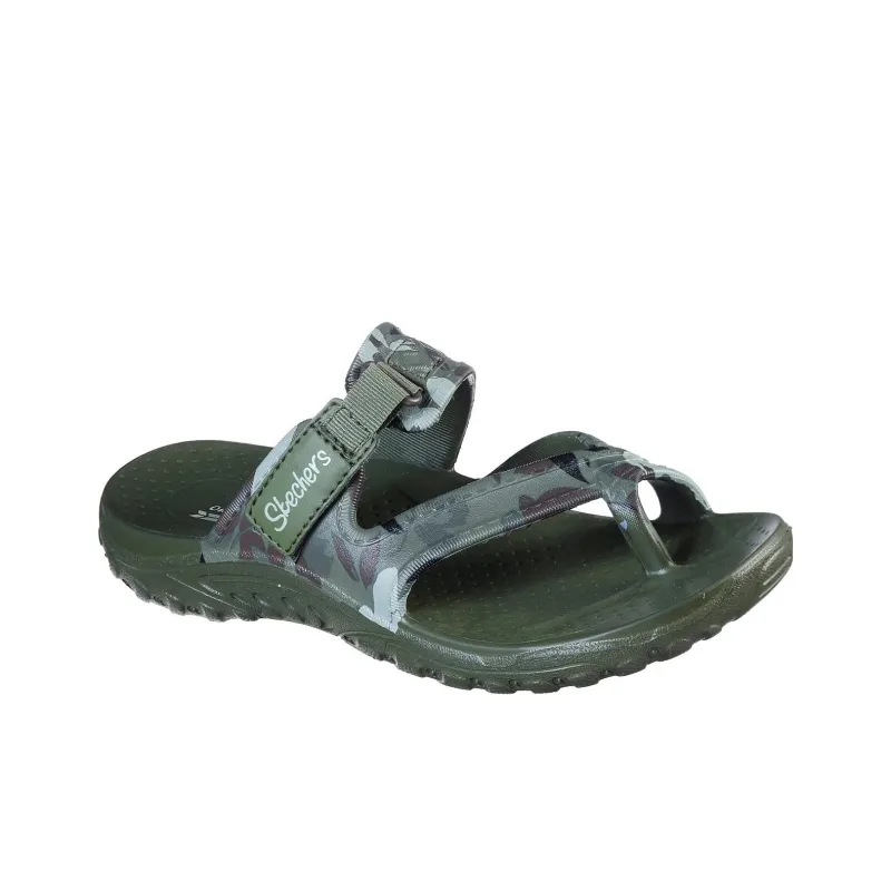 Skechers Foamies Reggae-Rainforest Slide Slippers Women's Olive Green-2