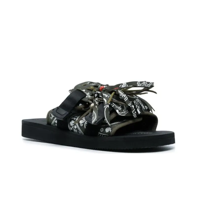 Suicoke MOTO-Cab Fringed Sandals-2