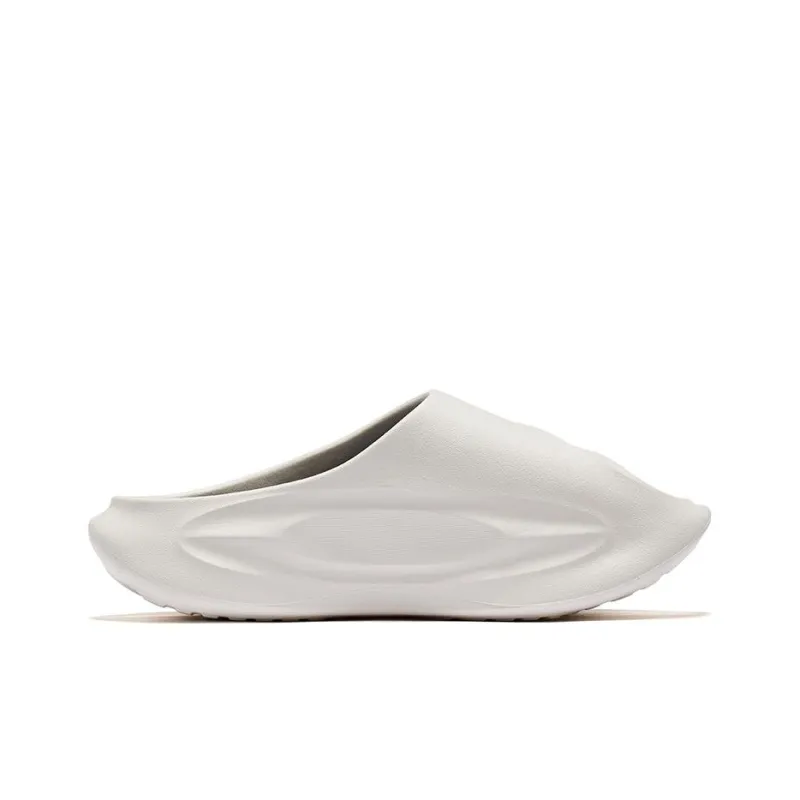 Erke Infinite Lite Slide Slippers Men's Ivory Black-1