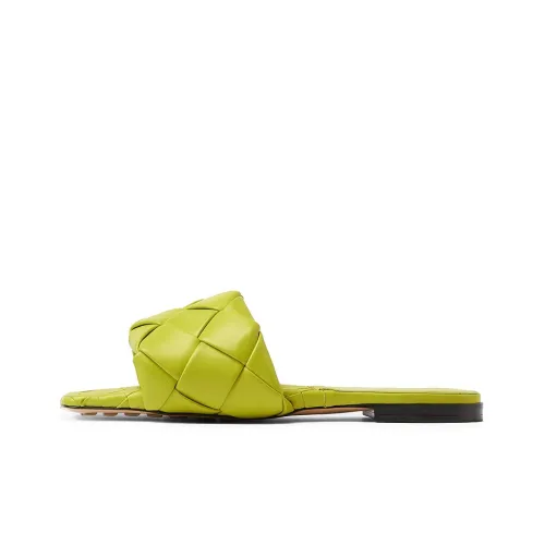 Bottega Veneta Slide Slippers Women's Papaya Green