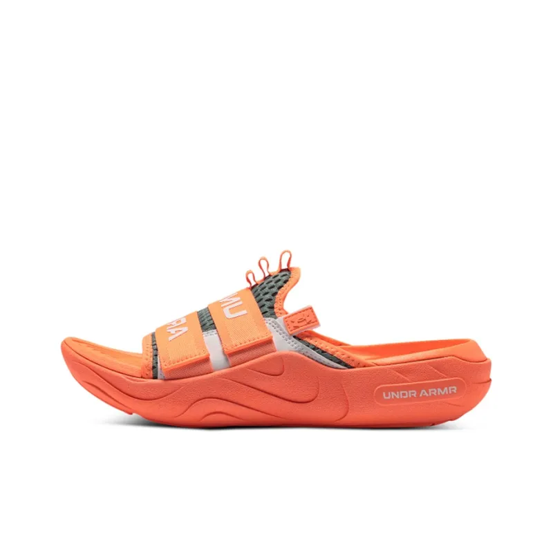 Under Armour Alpha Antibacterial Slide Slippers Unisex Orange-0