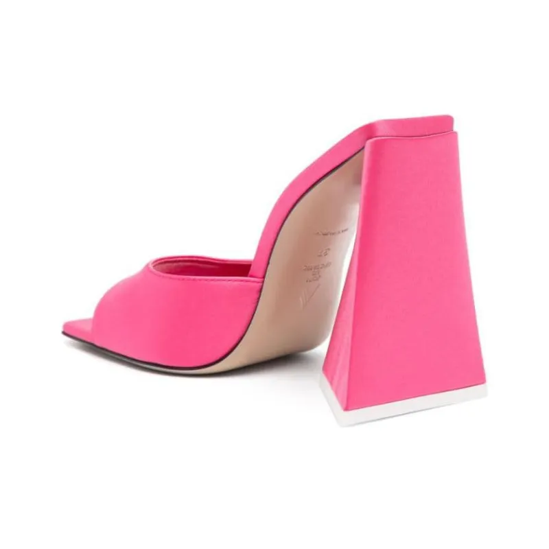 The Attico 119mm Square toe Sandals Women's-4