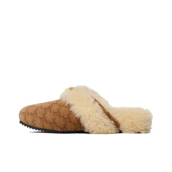 CELINE Triomphe Closed Toe Slippers Women's
