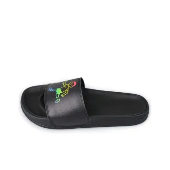 New Balance X Noritake Black Slippers