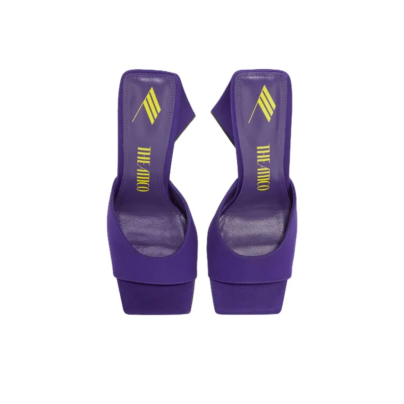 The Attico Devon 115mm Satin Sandals Women's-4