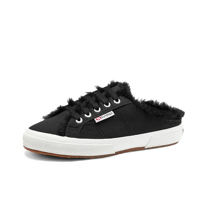 SUPERGA Sports Slippers Women's Black-2