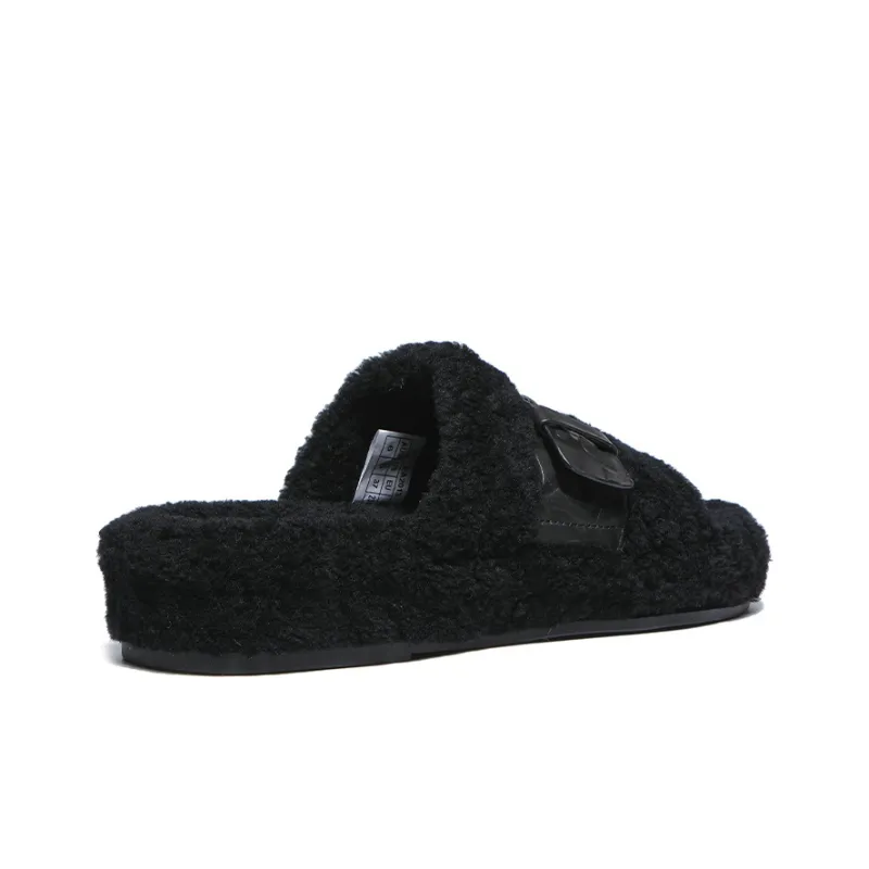 EVERAU Slide Slippers Women's Black-3
