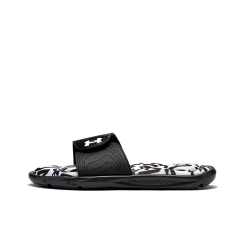 Under Armour Ignite 6 Slide Slippers Women's Black/White