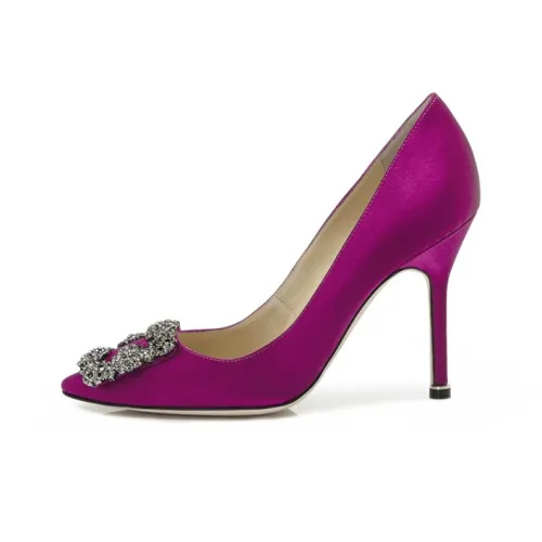 MANOLO BLAHNIK High Heels Women's Fuchsia