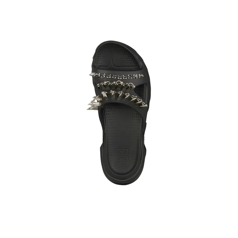 GIVENCHY Marshmallow Other Stud Slip-Resistant Slide Slippers Men's Black-2