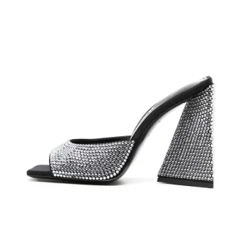 The Attico Devon Embellished Slip On Mules Women's