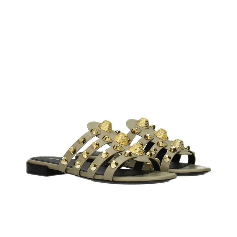 Balenciaga Stylish Sandals Women's Beige-2