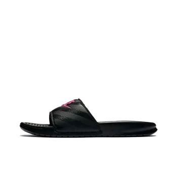 Nike Benassi Jdi Black Vivid Pink Black Women's Women's