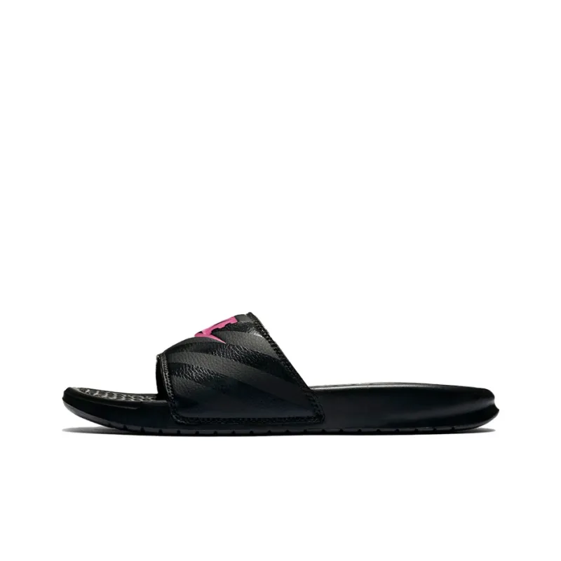 Nike Benassi Jdi Black Vivid Pink Black Women's Women's-0