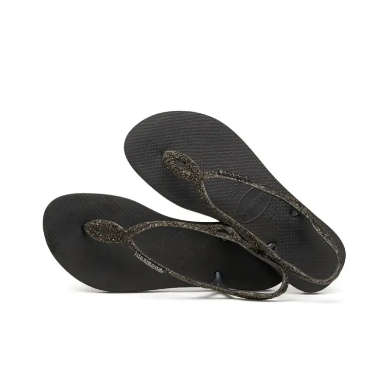 Havaianas Luna Premium Stylish Sandals Women's Fire Blaze Black-4