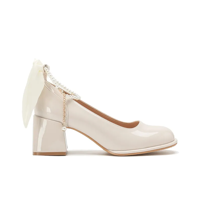 KATHRYN WILSON High Heels Women's Apricot/Black-2