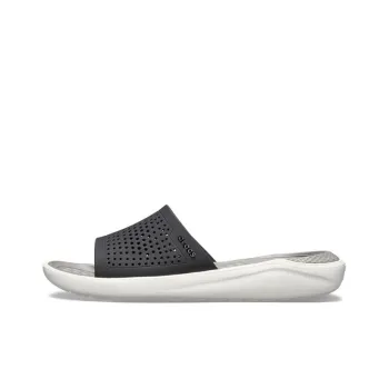 Crocs LiteRide Fashion Slippers Unisex Light Grey