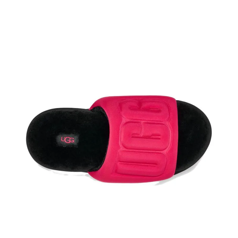 UGG Maxi Graphic Slide Radish Black Women's-4