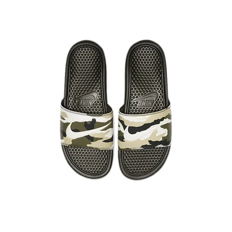 Nike Benassi Jdi Print Military Green Unisex Slippers 'Sequoia'-2