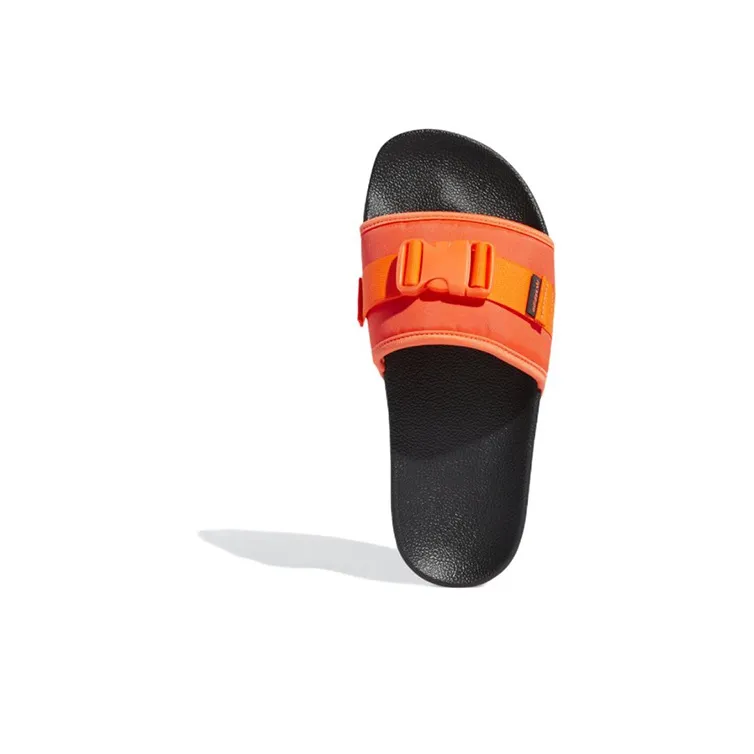 Pouchylette Women's Adidas Originals Slides 'Paint Drip Solar Red' Women's-4
