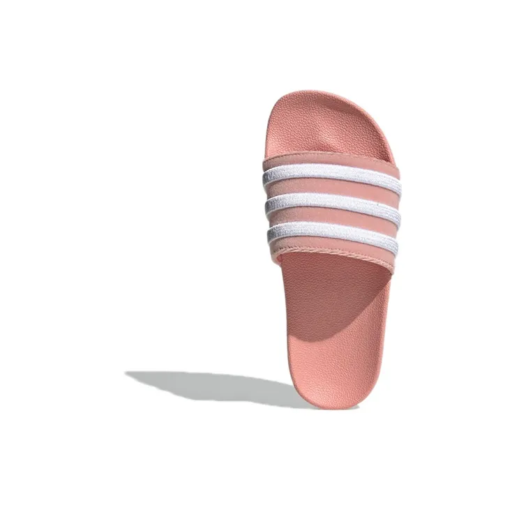 Adidas Originals Adilette Slides Wonder Mauve Cloud White Women's-4