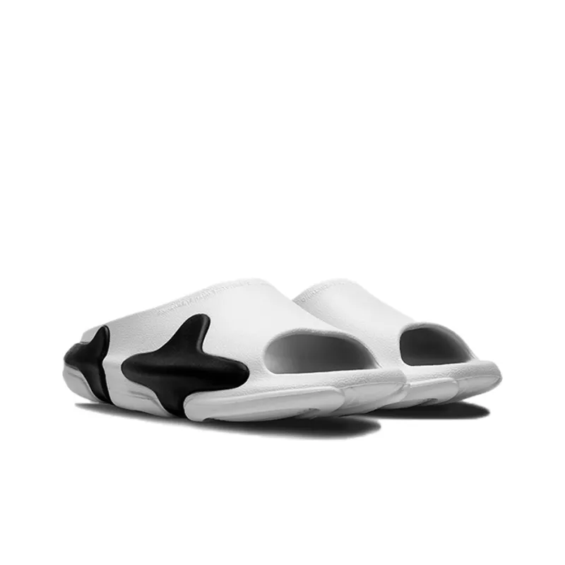 EQLZ EQUALIZER Oasis EVA Totem Slide Slippers Unisex White Black-1