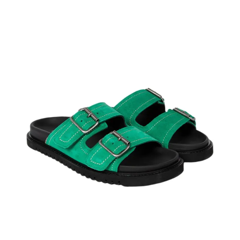 Paul Smith Phoeni Slide Slippers Women's Green-3
