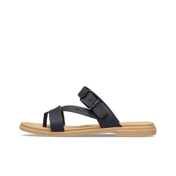 Crocs Minimalistic Cozy Sports Slippers Black Brown Women's