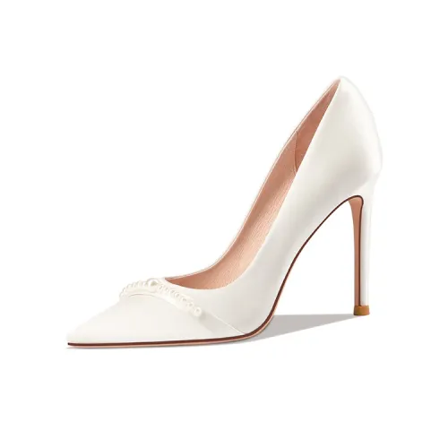 Lily Wei High Heels Women's White