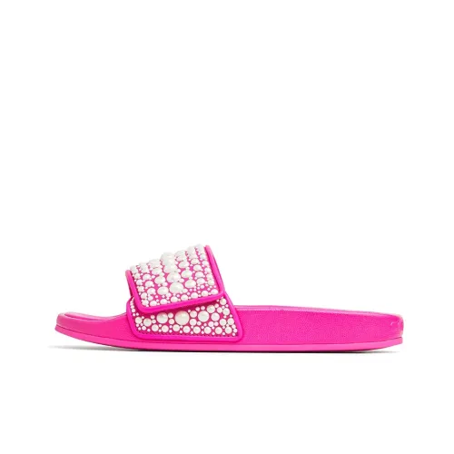 Jimmy Choo Fitz Pearl-embellished Slides