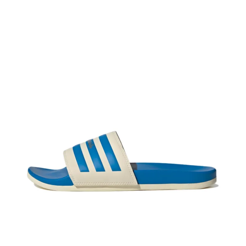 Adilette Adidas Comfort Slide 'White Blue Rush'-0