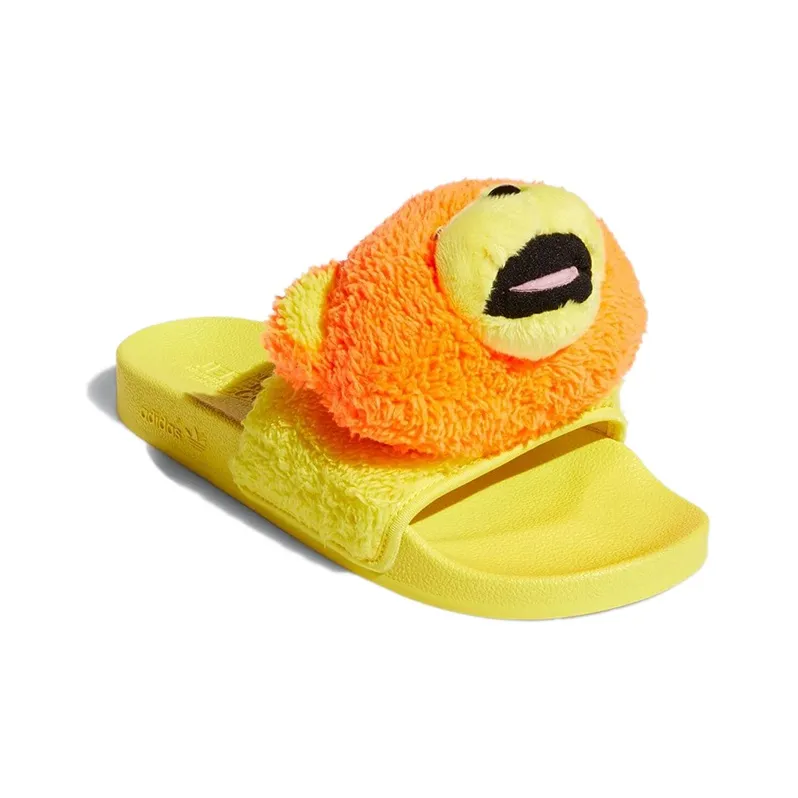 Adidas Js Adilette Jeremy Scott Teddy Yellow-2