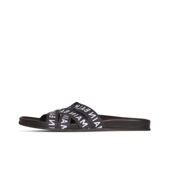 BALMAIN Slide Slippers Women's Black