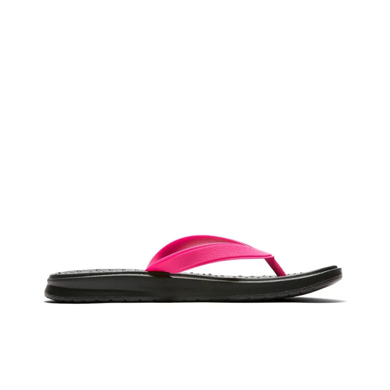 Nike Solar Thong Black White Vivid Pink Women's-1